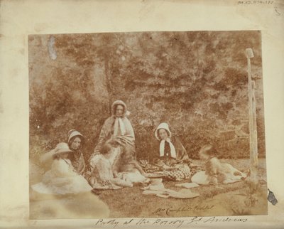 A Picnic Group by Unbekannt Unbekannt